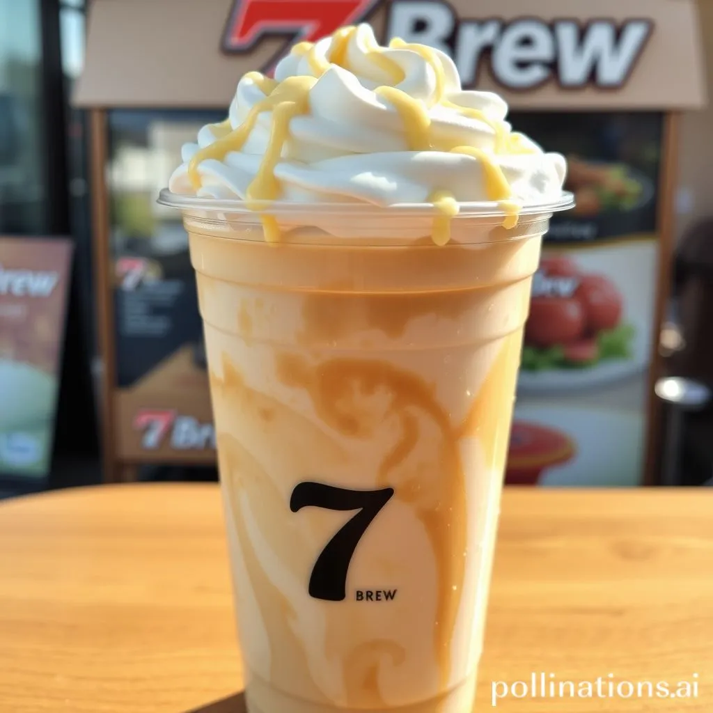 7 Brew Coffee white chocolate mocha