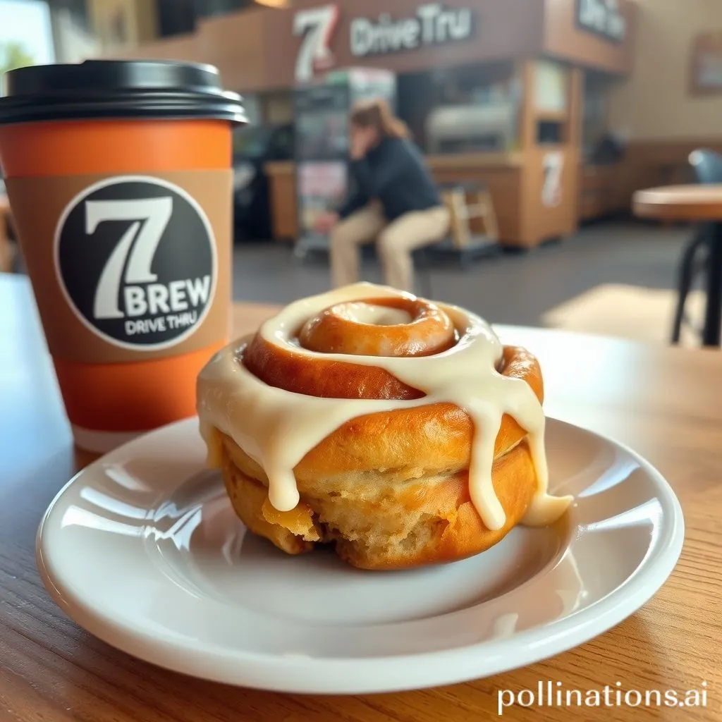 7 Brew Coffee Cinamonn Roll